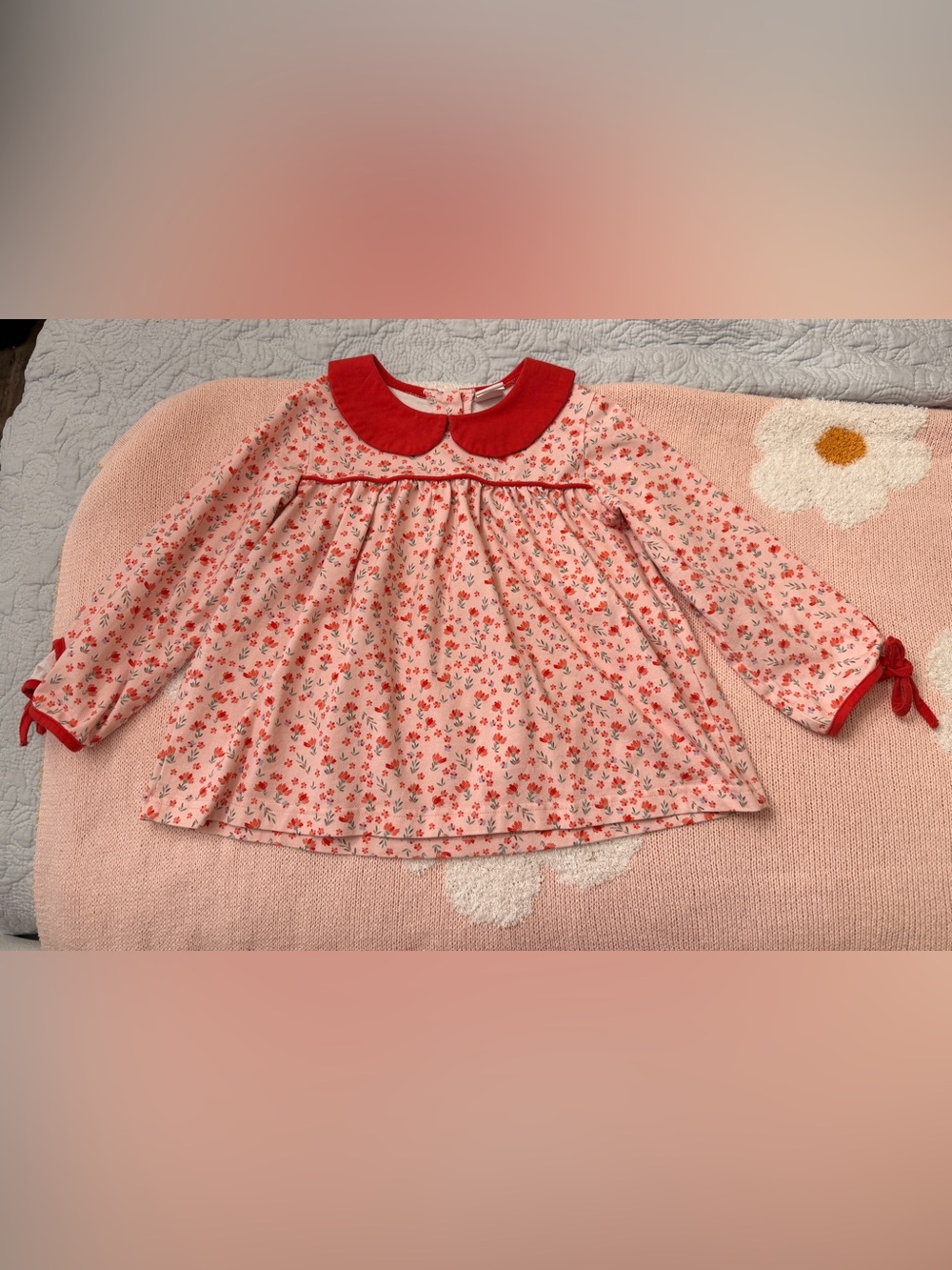 Stitchy Fish Rosie Red Buds Bloomer Set